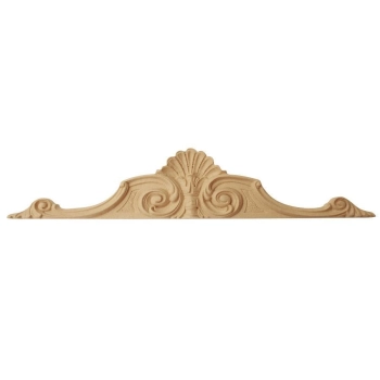 DEKOR 540x100 mm Ornament Ozdobny Dekoracyjny Korona z Pyłu Drzewnego DIY