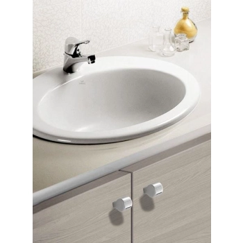 GAŁKA Meblowa 19x19 LIBRA Designerski Rączka Uchwyt Szafki CHROM Połysk