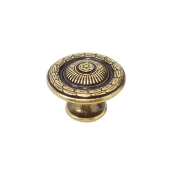 GAŁKA Meblowa 25 mm LAURUS Uchwyt Rączka Szafek Retro Vintage STARE ZŁOTO