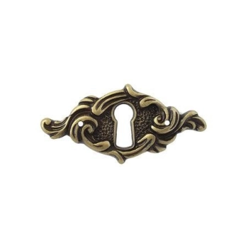 SZYLD Meblowy 62x29 na Klucz do Zamków Meblowych Retro Antyk Stary MOSIĄDZ