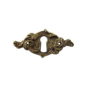 SZYLD Meblowy 62x29 na Klucz do Zamków Meblowych Retro MOSIĄDZ Patyna