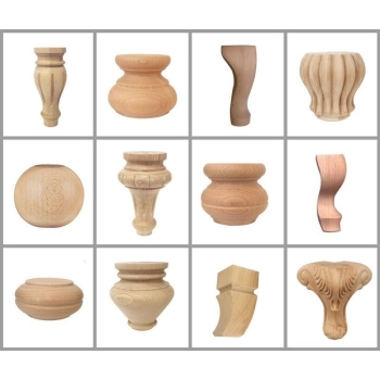 NOGA DREWNIANA DO MEBLI WY01014K