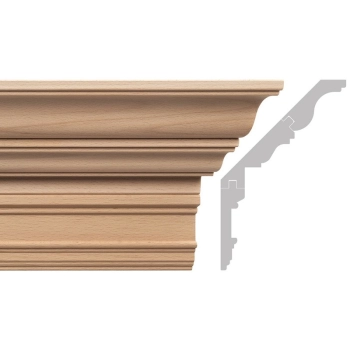 GZYMS SZTUKATERIA DREWNIANA LISTWA RZEŹBIONA EM00429