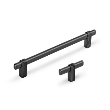 GAŁKA Meblowa 55x10 T-BAR Strato Ryflowana Rączka Reling Uchwyt TYTAN