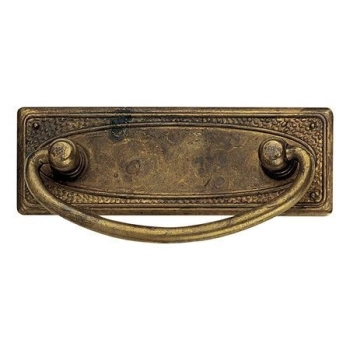 UCHWYT Meblowy Poziomy bez otworu na klucz Retro Vintage MOSIĄDZ L-64 mm