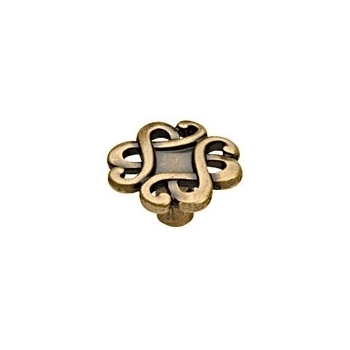 GAŁKA Meblowa 30 mm RABESCO Klasyczny Vintage Rączka Uchwyt Stary Mosiądz