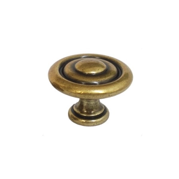 GAŁKA Meblowa 35 mm CENTRO Retro Vintage Antyk Rączka Uchwyt STARE ZŁOTO