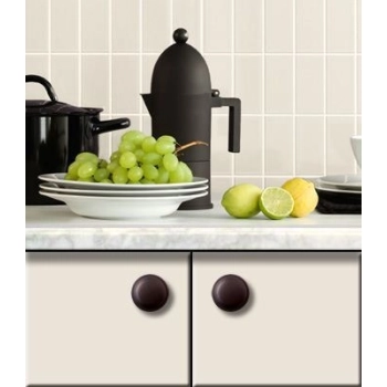 GAŁKA Meblowa 30 mm GINO Retro Vintage Antyk Rączka Uchwyt Grafit Czarny