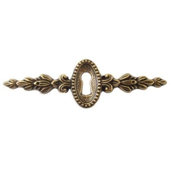 SZYLD Meblowy 115x34 na Klucz do Zamków Meblowych Retro Stare Złoto