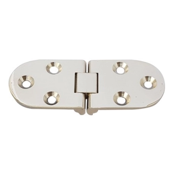 ZAWIAS Meblowy 80x30 mm do Stołu Klapy Blatu Składanego MOSIĄDZ Nikiel