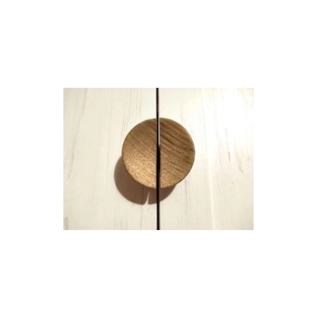 Uchwyty do mebli półokrągłe dębowe - 2 szt. 156 mm