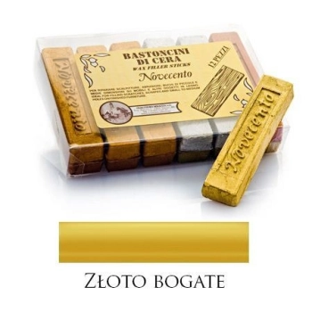 PAŁECZKA WOSKOWA METALICZNE ZŁOTO BOGATE – M01066