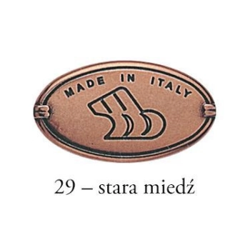 UCHWYT Meblowy 281x19 ARCO Reling Rączka Szafki Szuflad Stara Miedź L-224
