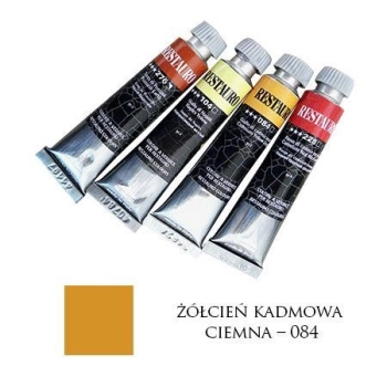 FARBA RESTAURO 20ML, 084 - ŻÓŁCIEŃ KADMOWA CIEMNA – MA00084