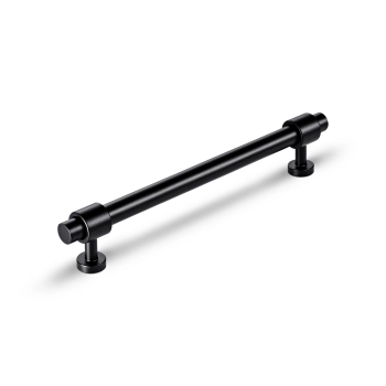 UCHWYT Meblowy REDONDO 196x35 mm Styl Industrialny Czarny Mat L-160 mm