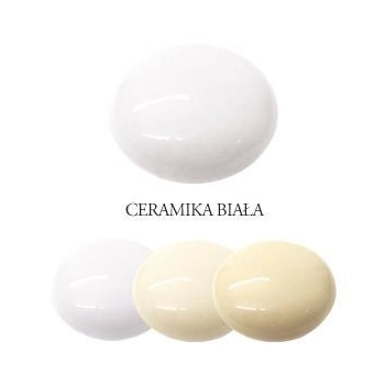 GAŁKA Meblowa Ceramiczna 40 mm BRANDO Rączka Uchwyt CZARNY MAT + BIAŁY