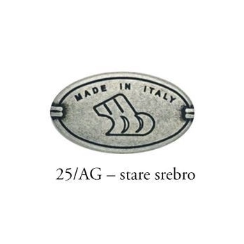 UCHWYT Meblowy FENICE 135x34 Klasyczny Retro Antyk Stare Srebro L-96 mm