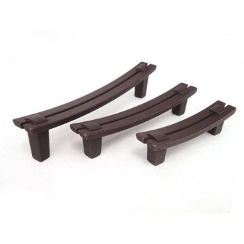 UCHWYT Meblowy MISAKI 88x18 Retro Vintage Klasyczny CIEMNY BRĄZ L-64 mm