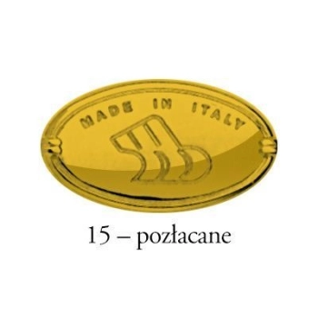 UCHWYT Meblowy MELODIA 120x32 mm Motyw Nuta ZŁOTY L-96 mm