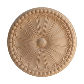 DEKOR 140 mm Okrągła Rozeta Ornament Ozdobny Dekoracyjny Pyłu Drzewnego DIY