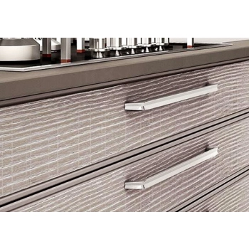 UCHWYT Meblowy 340x10 SOLCO Rączka Slim Szafki Szuflady CHROM Połysk L-320