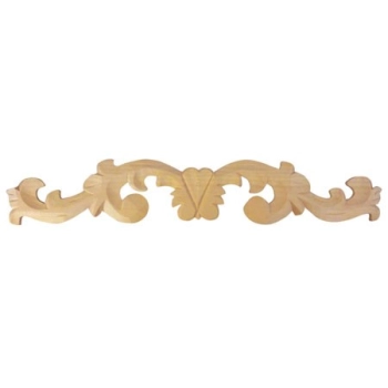 ORNAMENT, APLIKACJA DREWNIANA RĘCZNIE RZEŹBIONA WY00013