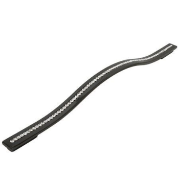 UCHWYT Meblowy 340x15 mm ESEDRA Design SZKŁO Kryształowe L-288 L-320 CZARNY