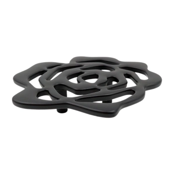 UCHWYT Meblowy FLORIS fi 100 mm Natura Motyw Czarny Mat L-32 mm