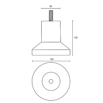 NÓŻKA Meblowa 120 mm Drewniana Wkręcana Szafki Sofy Mebli Noga Drewno BUK
