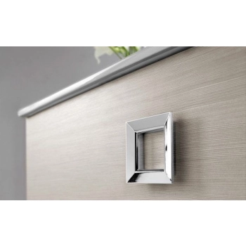 UCHWYT Meblowy 70x70 mm MALOIA Rączka Szafki Szuflady CHROM Połysk L-32