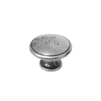 GAŁKA Meblowa 30 mm FLORIO Klasyczny Vintage Rączka Uchwyt Stara Stal