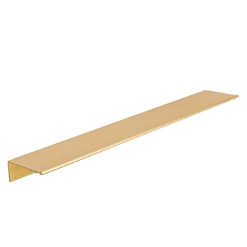 UCHWYT Meblowy Krawędziowy 250x40 mm Listwowy Mosiądz Szczotkowany L-192