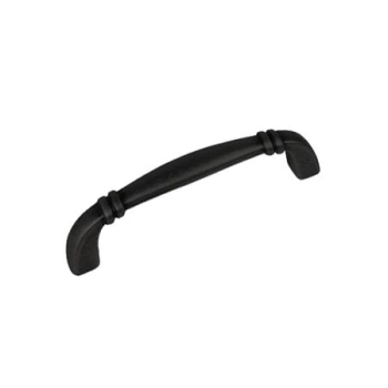 UCHWYT Meblowy ARDEA 76x11 Retro Klasyczny Ciemny GRAFIT Czarny L-64 mm