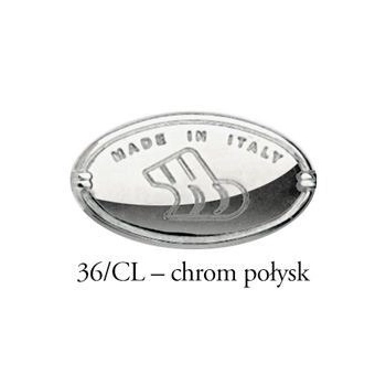 UCHWYT Meblowy 280x19 LIBRA Rączka Reling CHROM Połysk L-64 L-96 mm