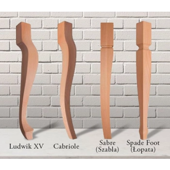 NOGA DREWNIANA DO MEBLI SPADE F990021