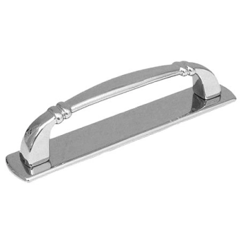 UCHWYT Meblowy 168x24 FOGGAR Rączka Szafek z podkładką CHROM Połysk L-128