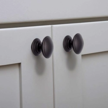 GAŁKA Meblowa 30 mm Antyk TAZIO Rączka Uchwyt Szafki MOSIĄDZ CZARNY MAT