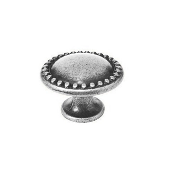 GAŁKA Meblowa 30 mm DINO Retro Vintage Antyk Rączka Uchwyt STARE SREBRO