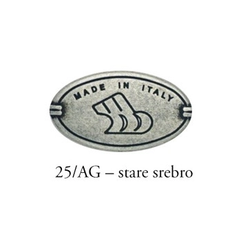 GAŁKA Meblowa 30 mm Rączka BASCO Uchwyt Szafki Retro Antyk STARE SREBRO
