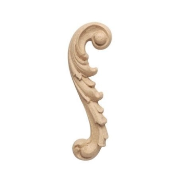 ORNAMENT APLIKACJA Z PYŁU DRZEWNEGO LEWY F560033L