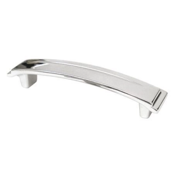 UCHWYT Meblowy SEBINA 150x25 Rączka Retro Klasyczny CHROM Połysk L-128 mm