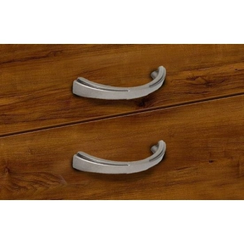 UCHWYT Meblowy DORIS 157x29 Retro Art Deco Klasyczny Stara Stal L-128 mm