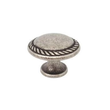 GAŁKA Meblowa 30 mm NEREO Retro Vintage Antyk Rączka Uchwyt STARE SREBRO
