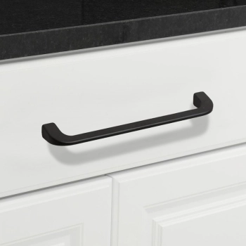 UCHWYT Meblowy 172x7 Relingowy CLIP Designerski Reling CZARNY MAT L-160