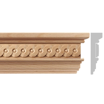 LISTWA, GZYMS DREWNIANY, OBUDOWA KOMINKA EM00297