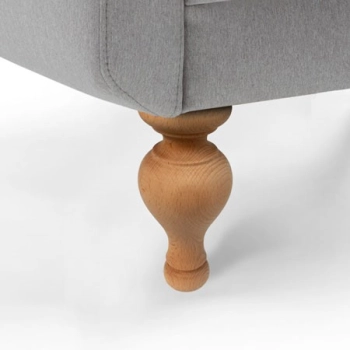 NÓŻKA Meblowa 180x78 Drewniana Toczona do Mebli Sof Szafek Noga Drewno BUK