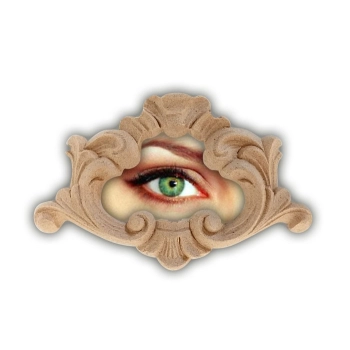 ORNAMENT DEKOR Z PYŁU DRZEWNEGO F560143