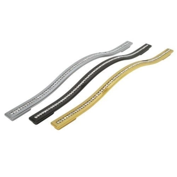 UCHWYT Meblowy 340x15 mm ESEDRA Design SZKŁO Kryształowe L-288 L-320 CZARNY