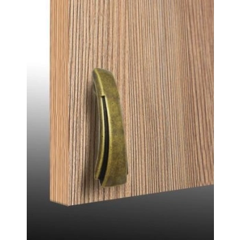 UCHWYT Meblowy DORIS 21x66 Retro Art Deco Klasyczny Stary Mosiądz