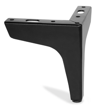 NOGA Meblowa 120 mm Metalowa do Szafki Sofy Narożnika Mebli CZARNY MAT